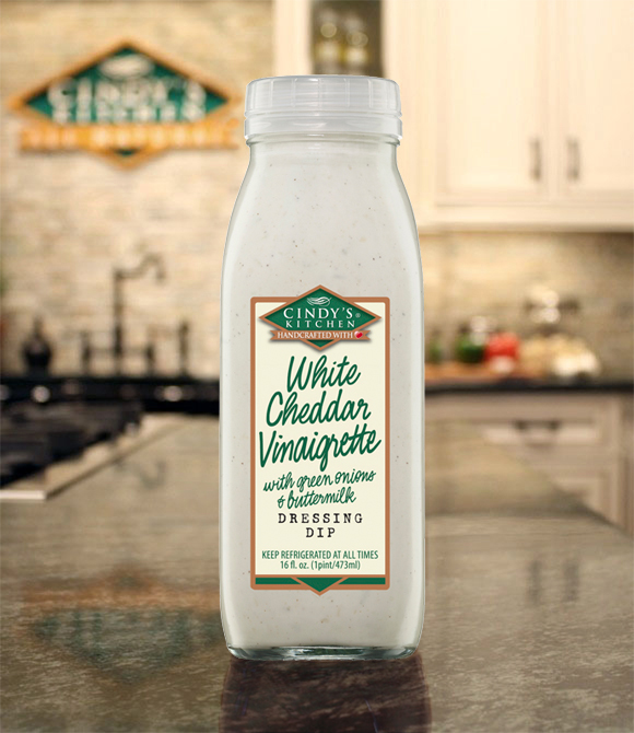 White Cheddar Vinaigrette with Green Onions & Buttermilk Logo